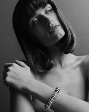 PAVÉ LENOX BRACELET - TIGER EYE + JASPER