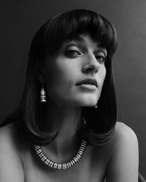 PAVÉ LENOX NECKLACE - LABRADORITE