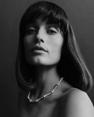 PAVÉ BAMBÙ NECKLACE