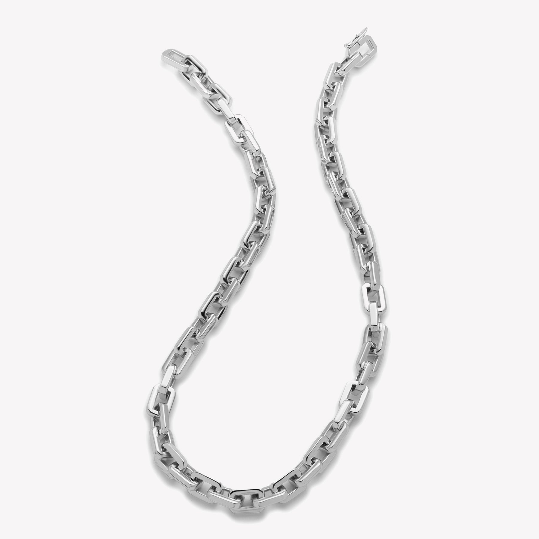 Supra Link Necklace Silver – EDDIE BORGO