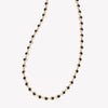 SHORT INLAID DOME NECKLACE - ONYX