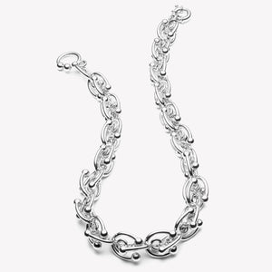 BARBELL LINK NECKLACE