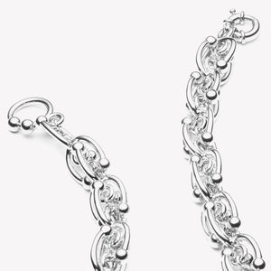 BARBELL LINK NECKLACE