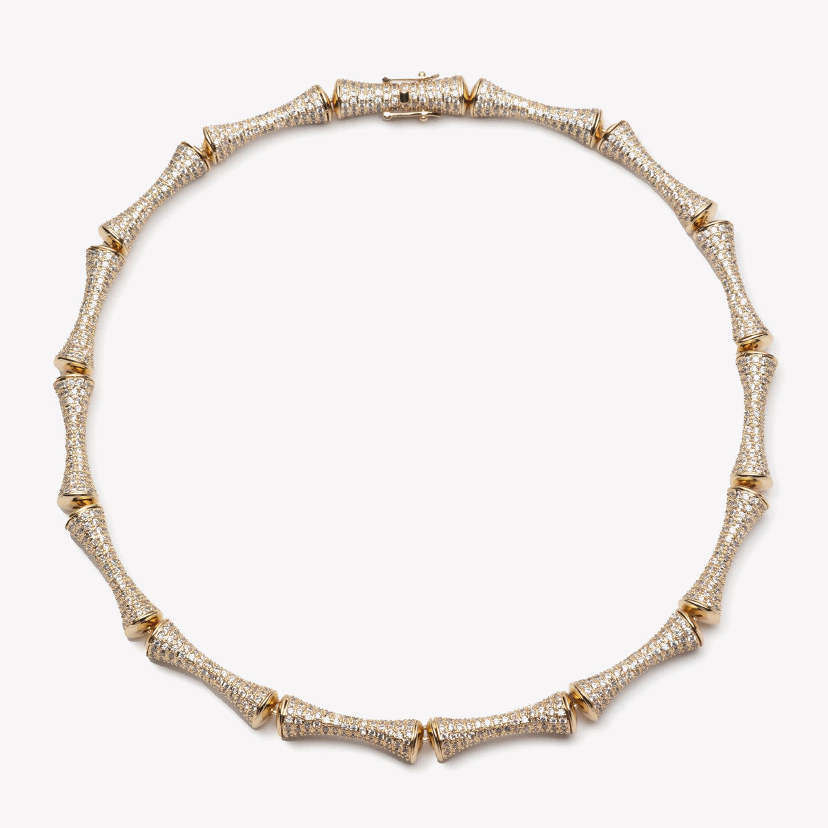 PAVÉ BAMBÙ NECKLACE