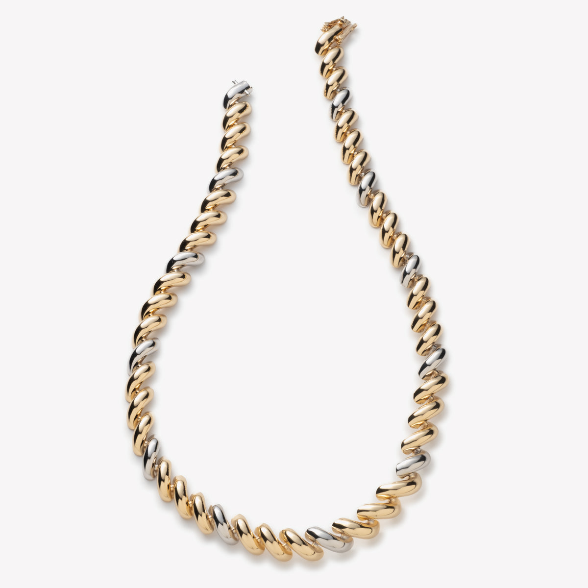 TORSADE NECKLACE | TWO TONE