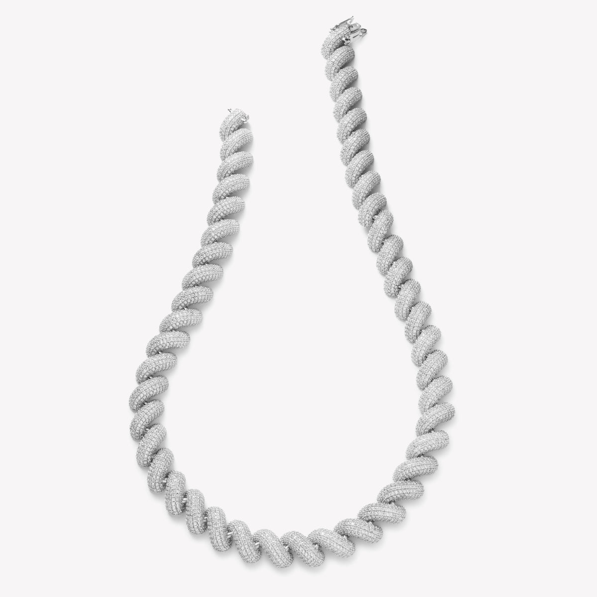 PAVÉ TORSADE NECKLACE