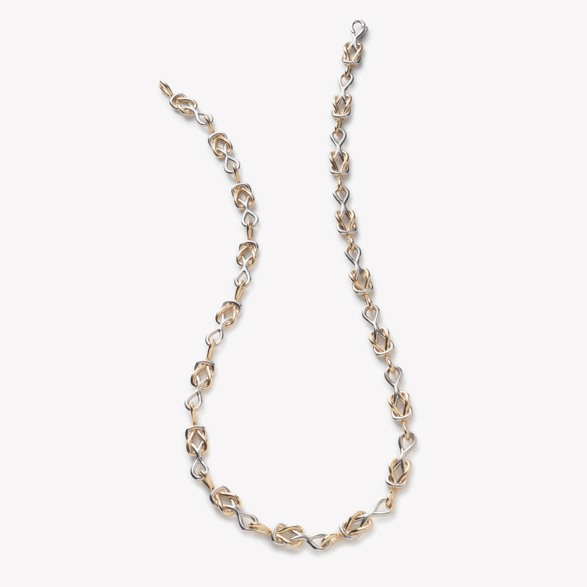 SLIPKNOT NECKLACE | TWO TONE