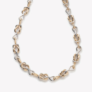 SLIPKNOT NECKLACE | TWO TONE