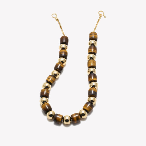 MARCY NECKLACE - TIGER EYE