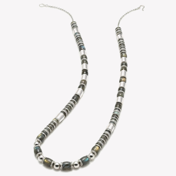 PATCH NECKLACE - LABRADORITE