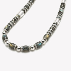 PATCH NECKLACE - LABRADORITE