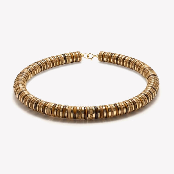 LENOX NECKLACE - TIGER EYE + JASPER