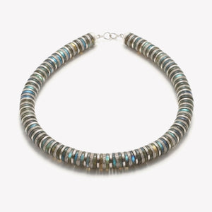 PAVÉ LENOX NECKLACE - LABRADORITE