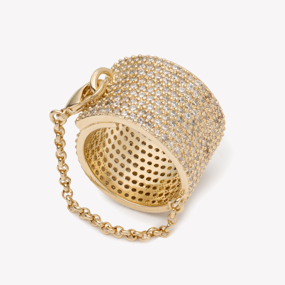 PAVÉ SAFETY CHAIN RING