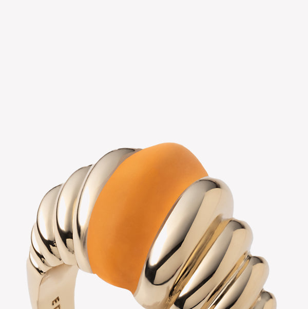 TORSADE BOMBAY RING | TWO TONE
