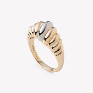 TORSADE BOMBAY RING | TWO TONE