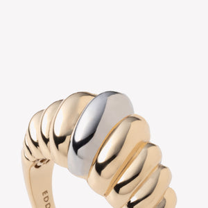 TORSADE BOMBAY RING | TWO TONE