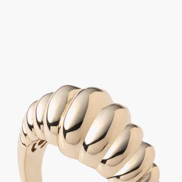 TORSADE BOMBAY RING | TWO TONE