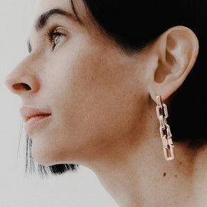 SUPRA LINK DROP EARRINGS