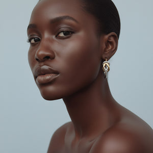 SLIPKNOT HOOP EARRINGS | TWO TONE