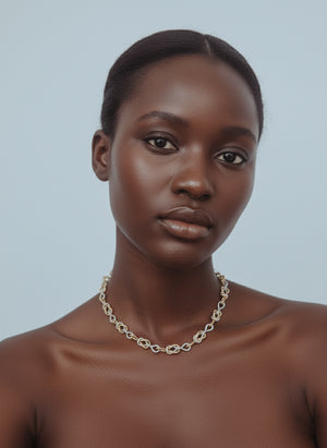 SLIPKNOT NECKLACE | TWO TONE