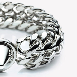 MENS PEAKED CHAIN CUFF