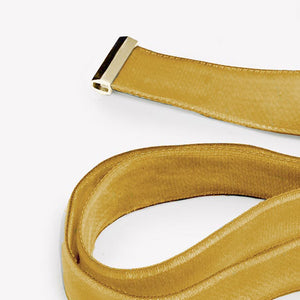 TWILL BAGUETTE COLLAR | AMBER VELVET