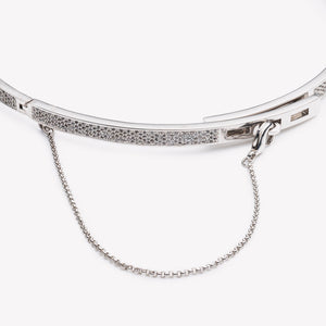 THIN PAVÉ SAFETY CHAIN CHOKER