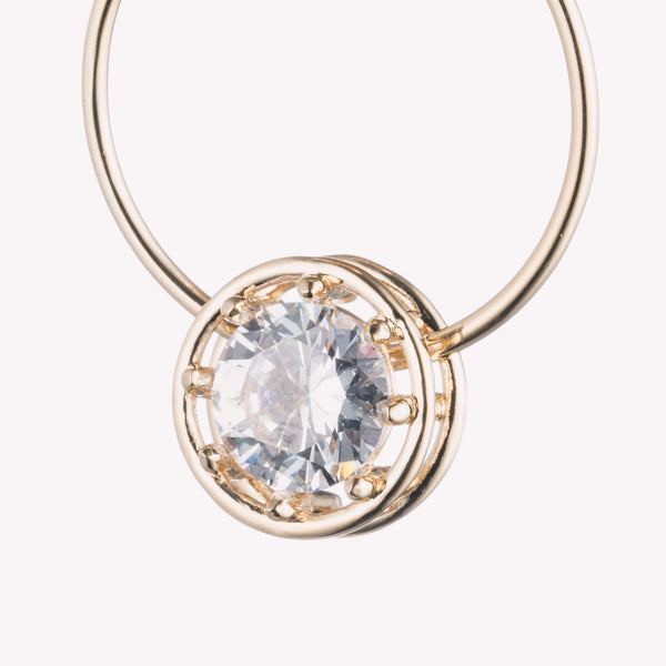 CIRCLE ESTATE HOOP EARRINGS