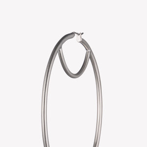 CROSSBAR HOOP EARRINGS