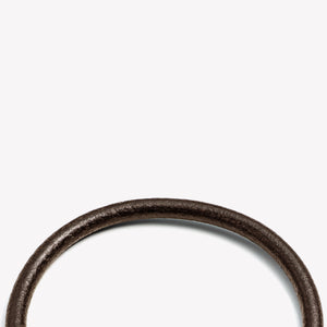 MENS LEATHER ANCHOR BRACELET