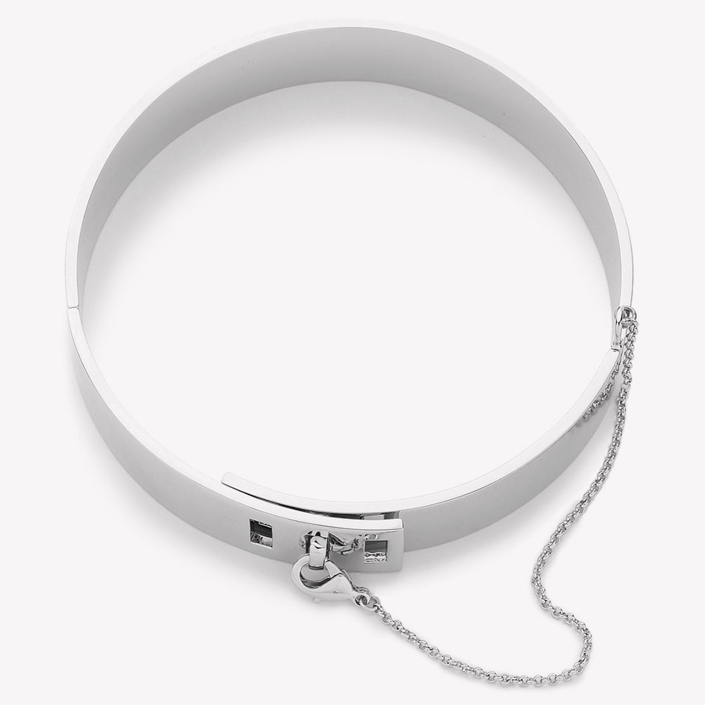 Safety Chain Choker Silver– EDDIE BORGO