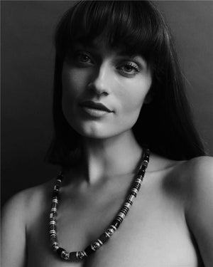 PATCH NECKLACE - TIGER EYE + JASPER