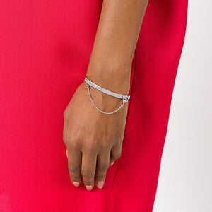 THIN SAFETY CHAIN BRACELET