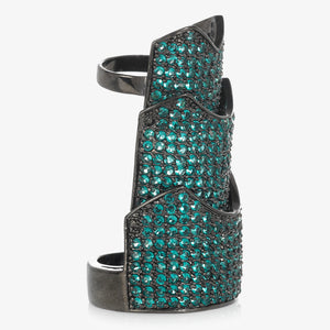 PAVÉ HINGED PLATE RING