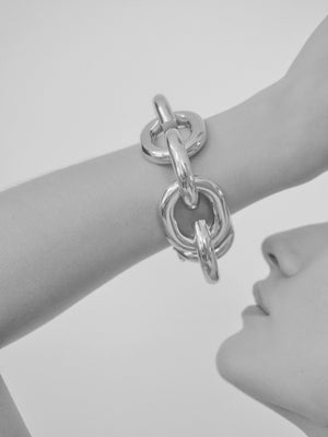 LARGE CABLE LINK BRACELET