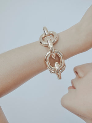 LARGE CABLE LINK BRACELET