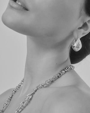 TEARDROP HOOP EARRINGS