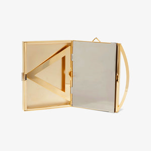 LOU WRISTLET | WIDE MOIRÉ STRAP