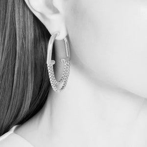 ALLURE CHAIN HOOPS