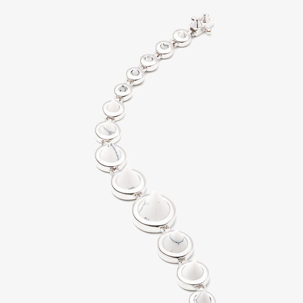 GRADUATED CONE BRACELET - HOWLITE