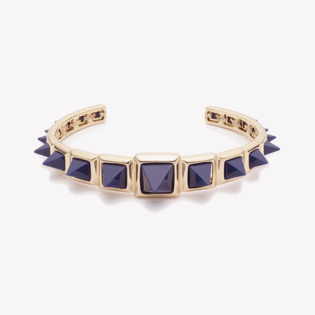 GRADUATED PYRAMID CUFF - LAPIS LAZULI
