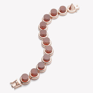 CYLINDER BRACELET - CARNELIAN