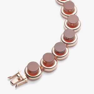 CYLINDER BRACELET - CARNELIAN