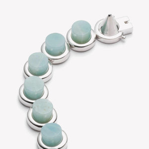 CYLINDER BRACELET - AMAZONITE