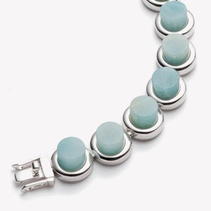 CYLINDER BRACELET - AMAZONITE