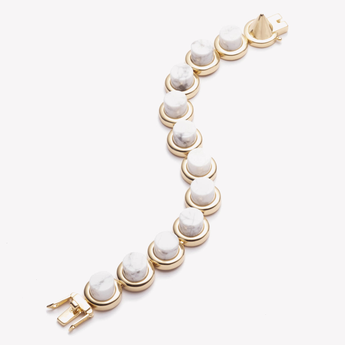 CYLINDER BRACELET - HOWLITE