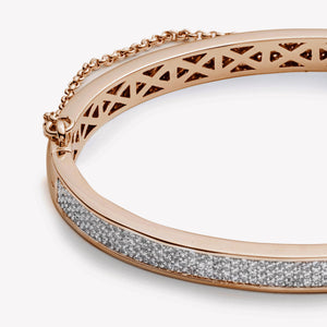 PAVÉ THIN SAFETY CHAIN BRACELET