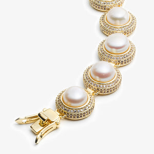 PAVÉ PEARL BRACELET