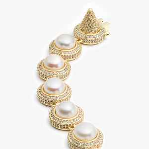 PAVÉ PEARL BRACELET